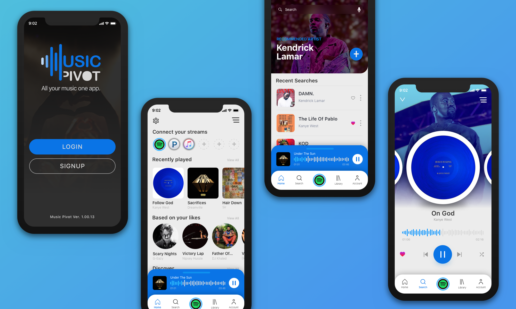 Music Mobile App Design